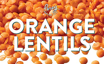 Pereg Orange Lentils (16 Oz) - Indian Split Masoor Daal - Non-Gmo & Additive Free - Ideal For Stews, Indian Curries & Soups - Vegan Diet-Friendly - High In Protein & Fibres - Red Lentils - Quick Cooki