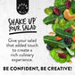 Modern Mill Protein Packed Salad Topper By Gourmet Nut - Mixed Nuts (Roasted Cashews), Dried Cranberries & Edamame & Sunflower Seeds - Gluten Free, Low Sodium, Kosher, Plant Protein Snack, 12Oz. Bag