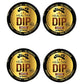 TeaZa Herbal Dip Coffee Pouches - Nicotine Free, smoky aroma Free - 10 Count (Pack of 4)