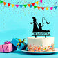 Tztwodcaz Fishing Wedding Cake Topper, Funny Mr&Mrs Cake Topper, Gift For A Wedding/Bridal Shower/Anniversary Party (Fishing)