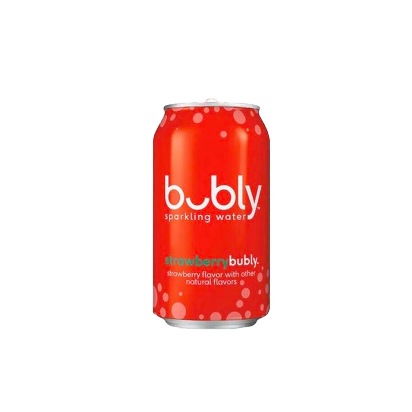 Bubly Strawberry Flavored Sparkling Water 12 fl oz Aluminum Can 16 Pack