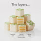 The Swiss Colony Bah Humbug Petits Fours Cakes - Gourmet Cake Assortment with Chocolate, Vanilla, and Layer Cakes - Holiday Dess