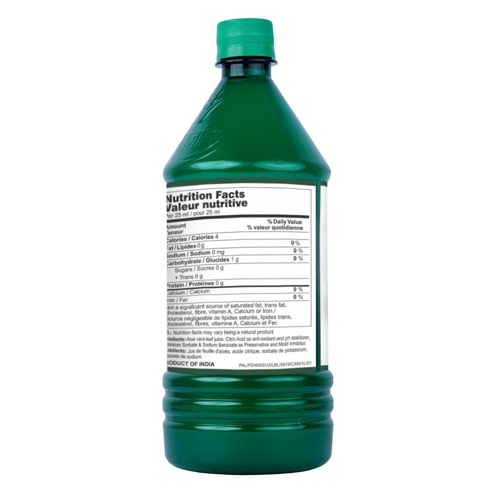 Patanjali Aloevera Fibre Juice, 1L, Bottle