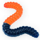 Giant Gummy Worm - Large 2 Pound Gummy Candy with Big Fruity Flavor from GGB Candies (Blue Raspberry/Orange)