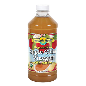 Dynamic Health Organic Raw Apple Cider Vinegar, Unfiltered, 16 FL OZ, Model 2451568