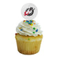 Minnesota State University Moorhead Primary Logo Cupcake Picks Toppers Decoration Set Of 6