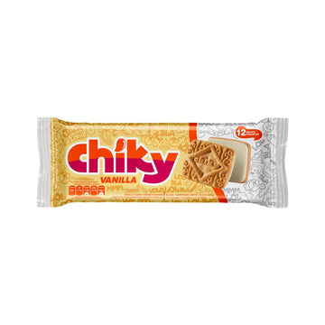 Chiky Vanilla Fudge Cookies, Crunchy & Sweet, Smooth Cream Center, Crispy Texture That Melts In Every Bite, 16.9 Ounces, 1 Box C