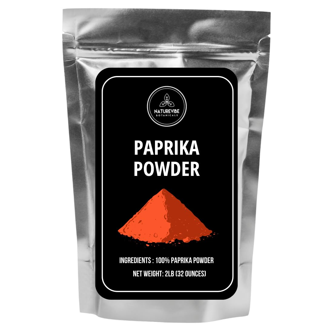 Naturevibe Botanicals Paprika Powder Ground Seasoning 2lb - Ideal for Garnishing