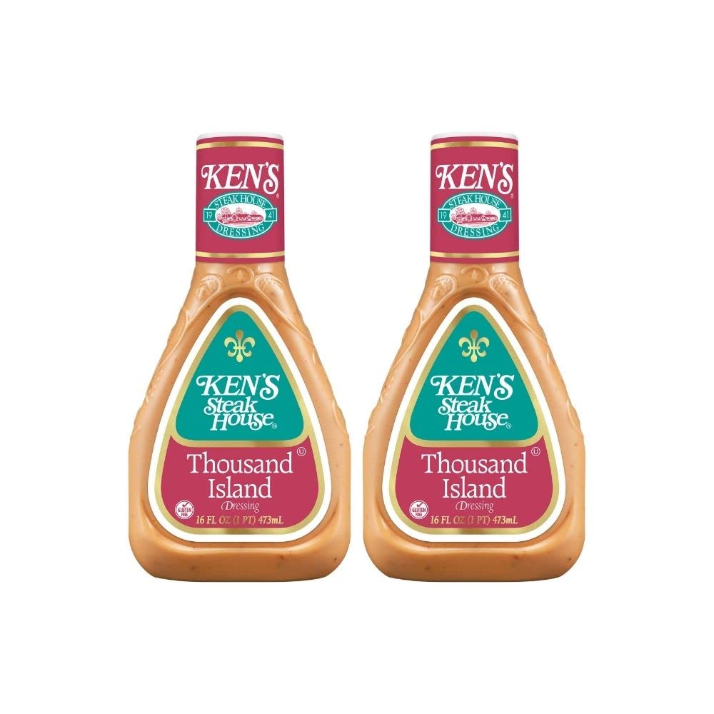 Ken's Steak House Thousand Island Dressing (Thousand Island, 16 Fl Oz (Pack of 2))