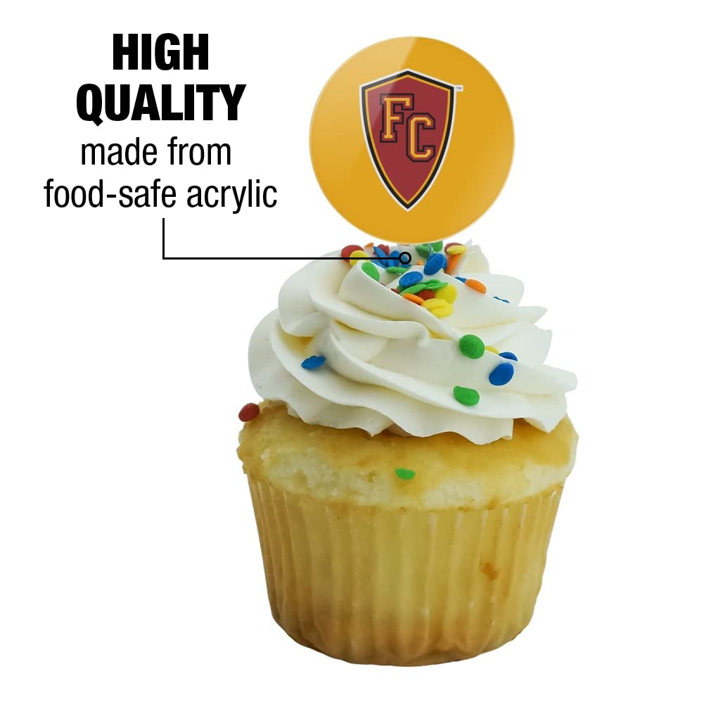 Flagler College Secondary Logo Cupcake Picks Toppers Decoration Set Of 6