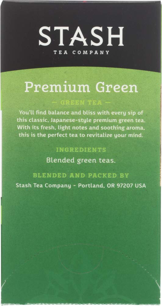 Stash Premium Green Tea - Pack of 6, 8 Ounces, Loose Leaf Tea