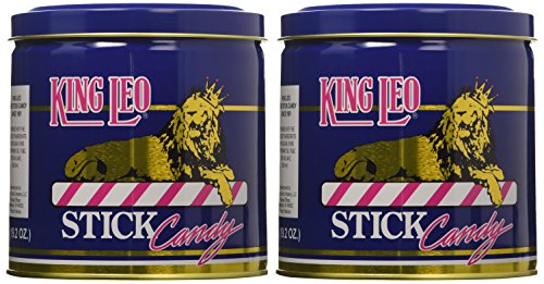 2-Pack King Leo Soft Peppermint Stick Candy 15.5 oz Gift Tin