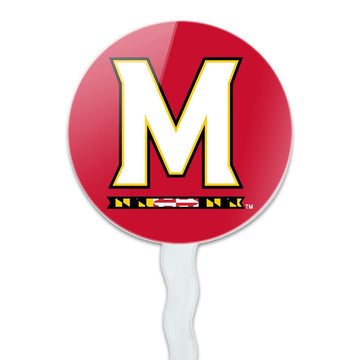University Of Maryland Primary Logo Cupcake Picks Toppers Decoration Set Of 6
