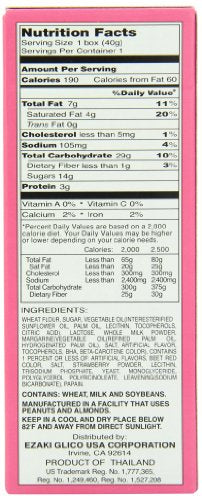 Pocky Cream Covered Biscuit Sticks, Strawberry, 1.41 Ounce (Pack Of 20)