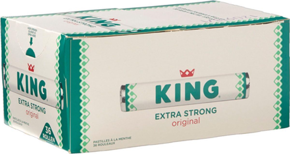 King Extra Stong Peppermint Rolls (36 Count Box)
