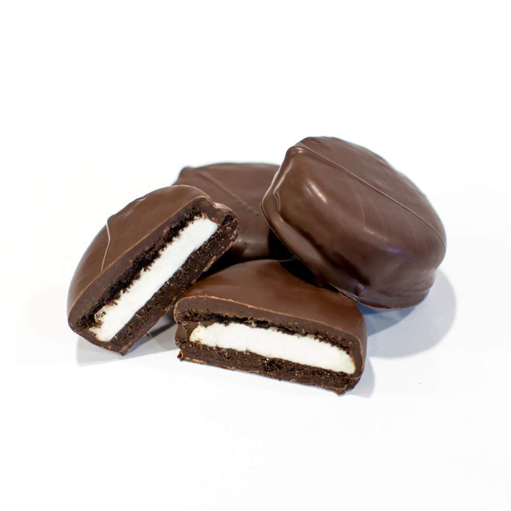 Halls Candies Dark Chocolate Covered Cookies, 12oz.