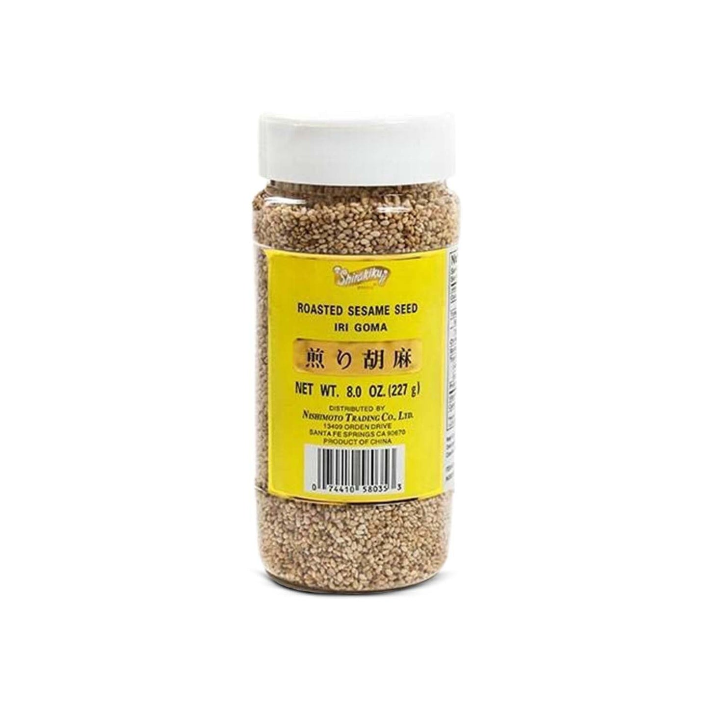 Shirakiku Roasted Sesame Seeds (IRI GOMA) | Perfect for Salad, Sushi, and Noodles Topping | Toasted Sesame Seeds with an Enticin