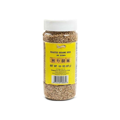 Shirakiku Roasted Sesame Seeds (IRI GOMA) | Perfect for Salad, Sushi, and Noodles Topping | Toasted Sesame Seeds with an Enticin