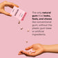 Refresh Gum, Sugar Free, Natural, Xylitol, Long Lasting Chewing Gum, Natural Flavors & Organic Ingredients, Plant-Based, Plastic