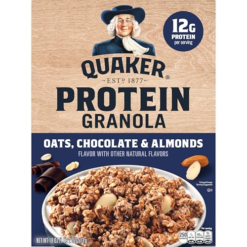 Quaker Chocolate Protein Granola, 18 Oz