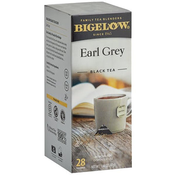 Bigelow Earl Grey Tea Bags - 28 Count (Pack of 6) - All Natural, Gluten Free, Rich in Antioxidants