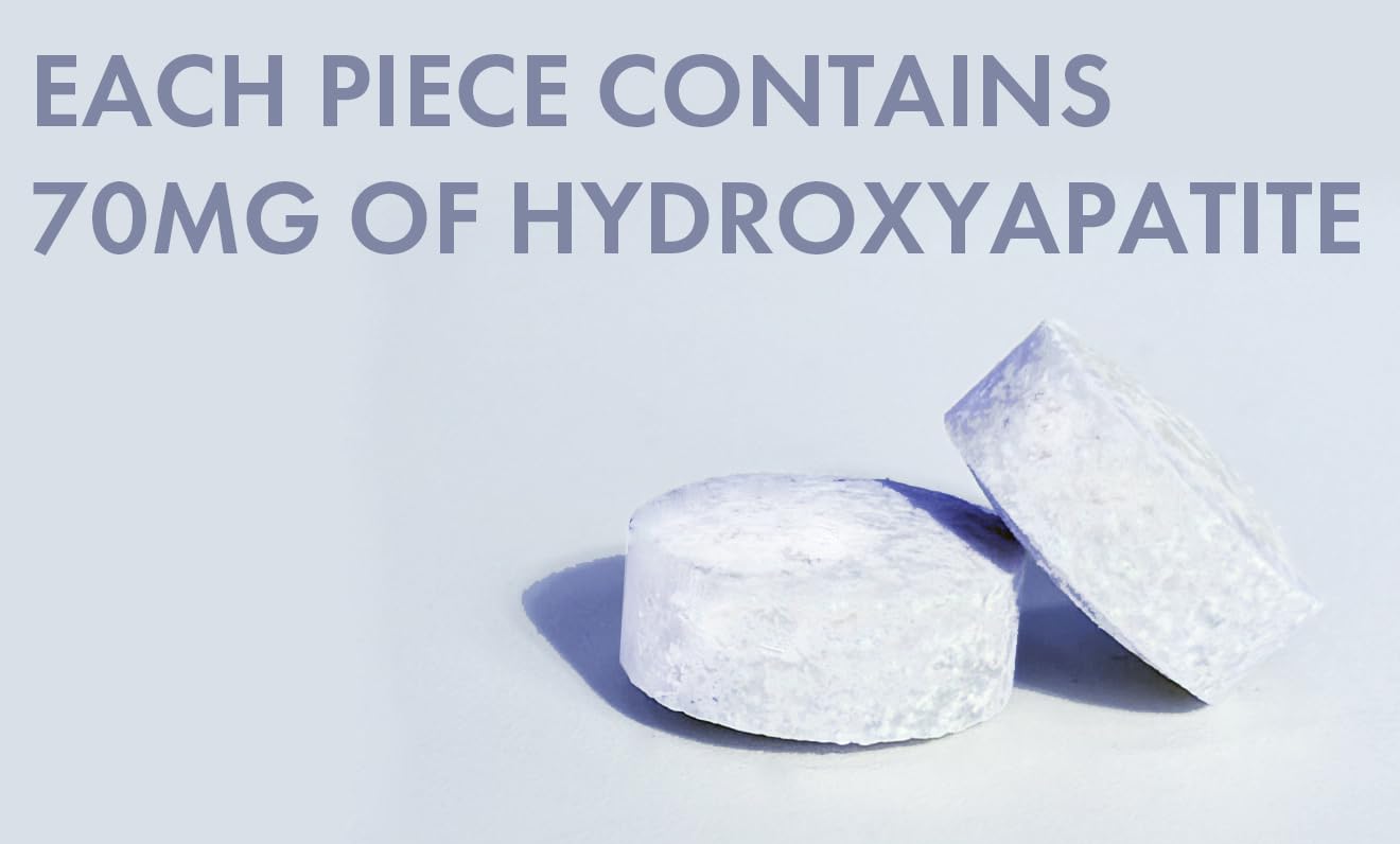 crait Hydroxyapatite Gum Remineralizing Gum with Non-Nano Hydroxyapatite and Xylitol  70mg HA Per Piece  Sugar-Free Mint Chewing Gum for Fresh Breath  Bad Breath Treatment  60 Pieces