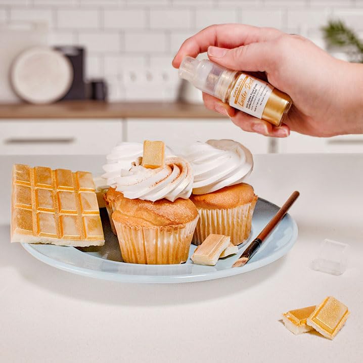 Bakell Luster Dust Edible Vegan Cake Decorating Super Gold 4g Pump