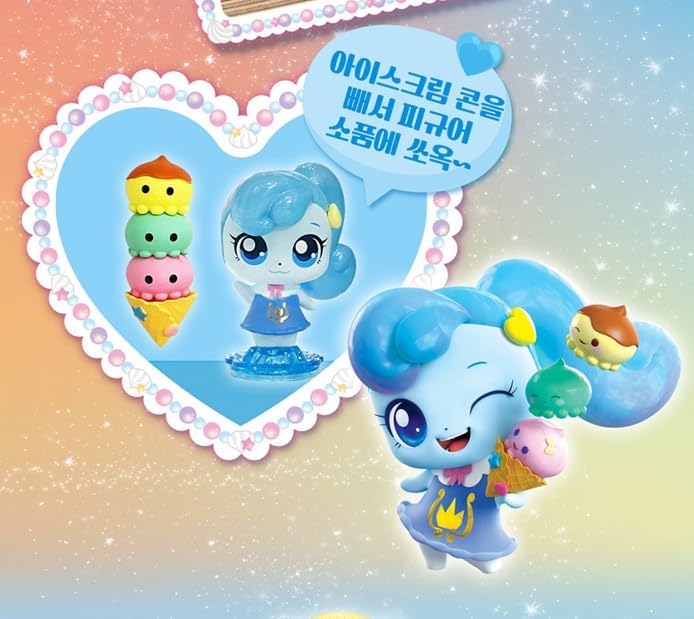 Raonee Catch Teenieping Shashaping Season 4(2023 New) With Sweet And Sour Candy Royal Figure Set Blue