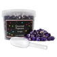Purple Popcorn Bucket with Scoop, 20 Ounce, Grape Flavored Popcorn Tub, Fresh Gourmet Popcorn, The Hampton Popcorn & Candy Compa