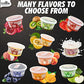 Fusion Select Bursting Bobas Popping Bobas Pearls Fruit Tea Snack Toppings (Mango, 2 Pack)