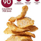 SNACKLINS Plant Based Crisps Teriyaki - Gluten Free, Vegan, 100 Calories - 0.9oz Bag (Case of 48)