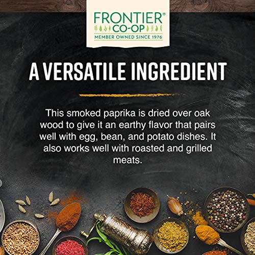 Frontier Co-op Organic Ground Smoked Paprika - Spanish Paprika Powder, 2lb Bulk Bag