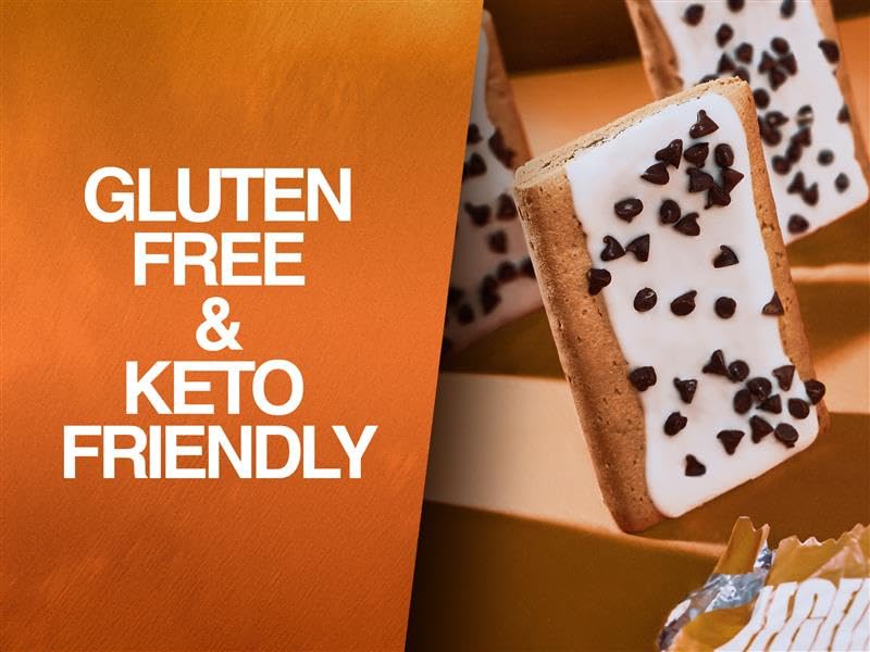 Legendary Foods 22g Protein Pastry 0g Added Sugar  Low Carb  Gluten Conscious  Keto Snack  Ideal for Glucose Management  Includes Whey Protein Isolate  8 Pack Campfire Smores