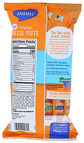 Barbaras Bakery Original Cheese Puffs 7-Ounce (Pack Of 24)24