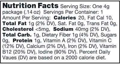 Ocean'S Halo Organic Maui Onion Seaweed Snacks, 1 Case (12 Units)