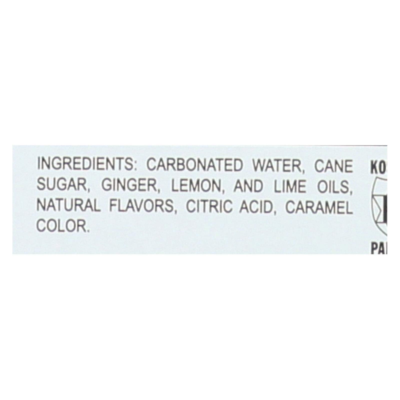 Boylan Soda Ginger Ale 4-Pack, 12 Fl Oz, Green, Model 53869