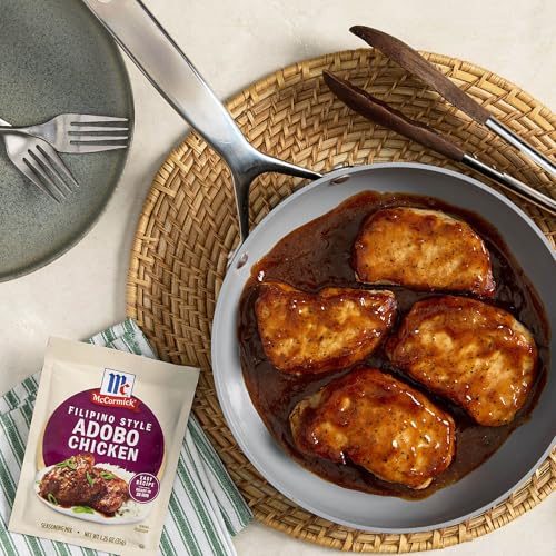 McCormick Seasoning Mix  Filipino Style Adobo Chicken  For Savory  Sweet & Tangy Filipino Style Adobo Chicken in Just 20 Minutes  1.25 oz (Pack of 12)