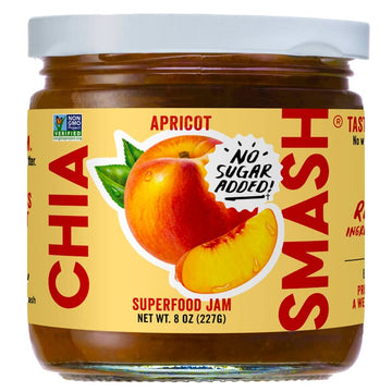 Chia Smash Fruit Jam | Subtly Sweet Keto Jam Made With Upcycled Berries And Other Simple Ingredients | Low-Calorie, Paleo, Super