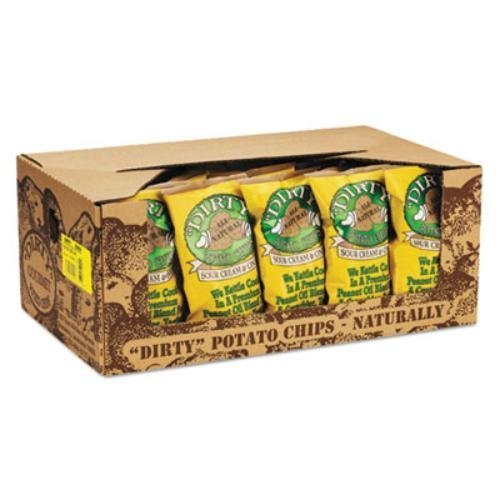 Dirty Chips Sour Cream And Onion Multi-Pack, 2-Oz Bags (Pack Of 50)