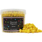 Yellow Popcorn Bucket With Scoop, 20 Ounce, Lemon Flavored Popcorn Tub, Fresh Gourmet Popcorn, The Hampton Popcorn & Candy Compa