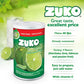 Zuko Lime Instant Powder Drink, Canister, No Sugar Needed, 33.4 Oz (Pack Of 1)