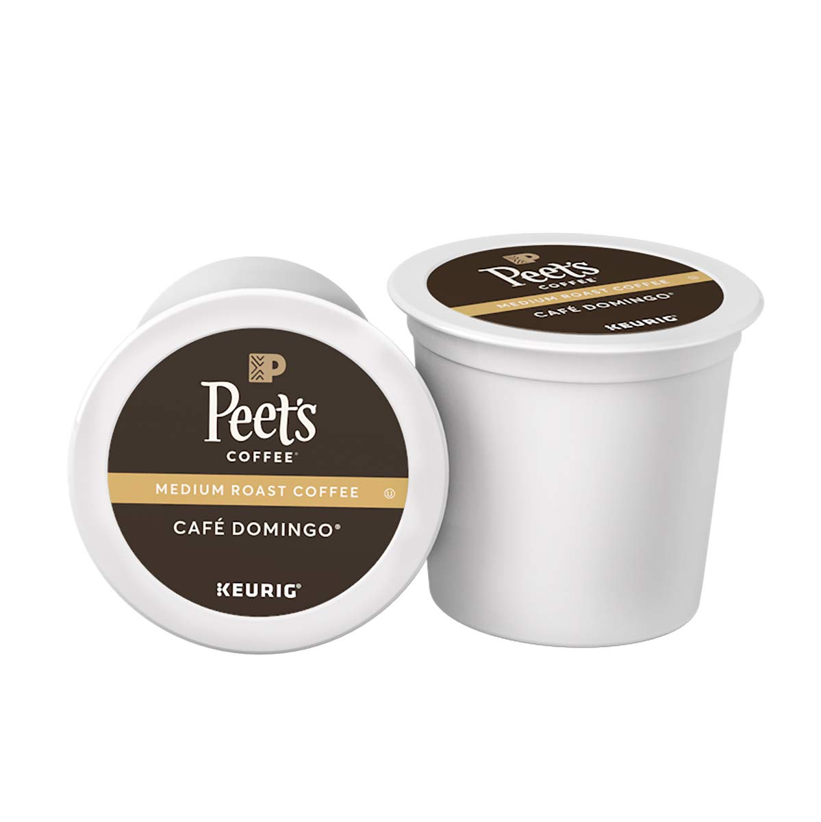 Peets Coffee Caf   Domingo Medium Roast Coffee K-Cup Coffee Pods 16 Count (Pack of 1)