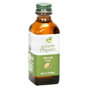 Simply Organic Almond Extract, Certified Organic, 2 oz, Pack of 2, Model 89836185266