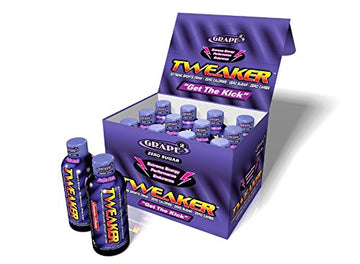 Tweaker Energy Grape-Energy Shot - 2oz Singles (Pack of 12)