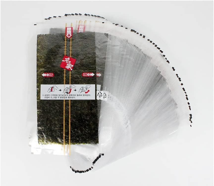 Kaneyama Seaweed Wrappers for Triangular ''Onigiri'' Rice Ball (10 Sheets Refill)