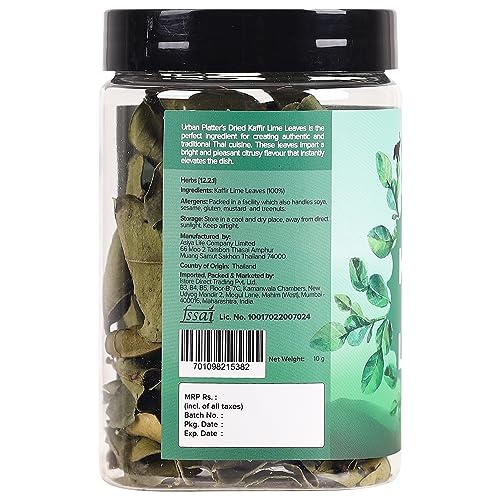 Urban Platter Dried Kaffir Lime Leaves, 10G