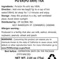 Damtuh Premium PUER Tea Bags, 50 Count, Pack of 1
