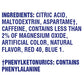Crystal Light Sugar-Free Energy Drink Mix, G , 0.11 Ounce, Pack of 30