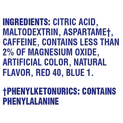 Crystal Light Sugar-Free Energy Drink Mix, G , 0.11 Ounce, Pack of 30