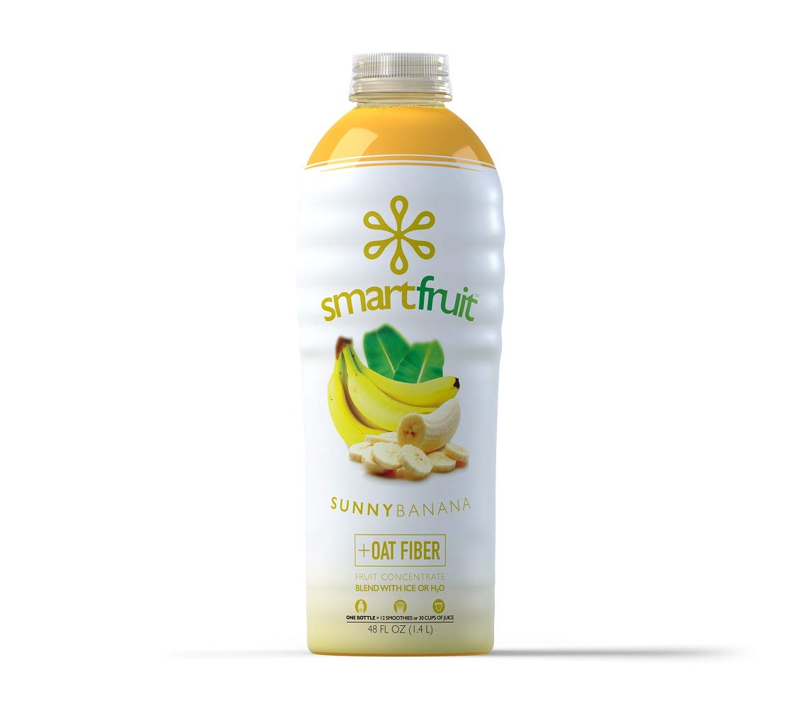 Smartfruit Sunny Banana + Oat Fiber, 100% Real Fruit Pur